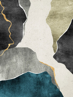 Moderne abstracte wanddecoratie