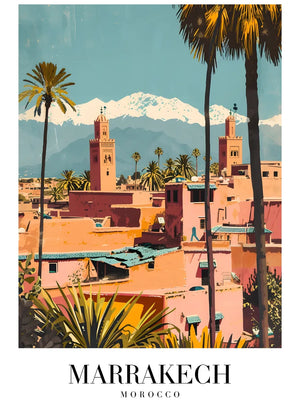 Tropische uitstraling van Marrakech