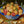 Schilderij van fruit en bladeren