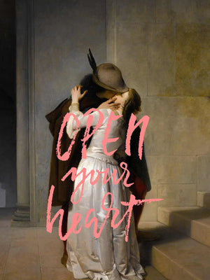 Romantisch tafereel van liefde