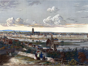 Panoramisch stadslandschap