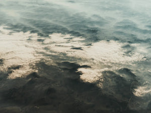 Uniek luchtbeeld van oceaan