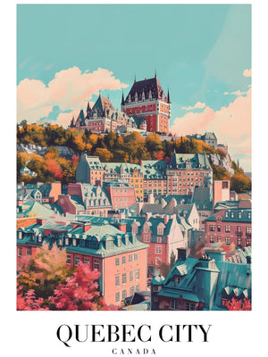 Kunstwerk van Quebec Stad