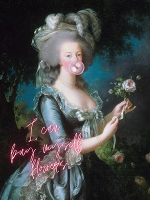 Kunstwerk met sprookjesfiguur