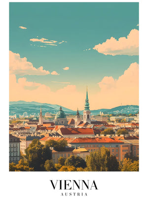 Adembenemend uitzicht op Wenen